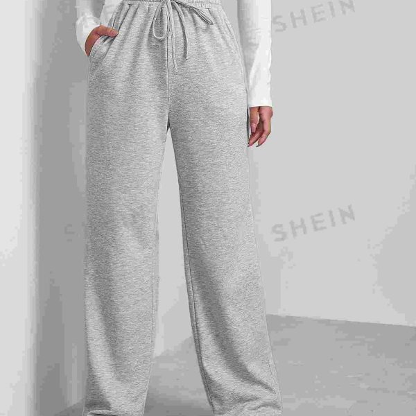 E.B EZwear بنطلون قصير برباط محبوك بنبض قلب