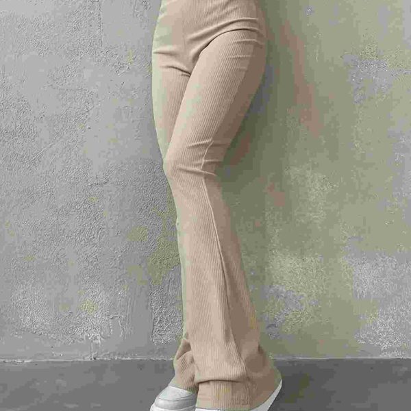 E.B EZwear السراويل مضيئة مضلع المرأة