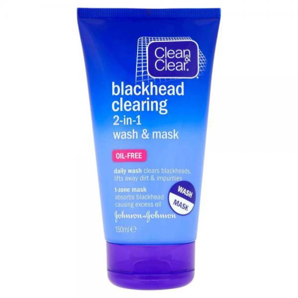 غسول وجه clean clear كلين كلير 150 مل blackhead clearing
