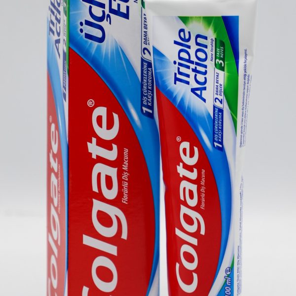 معجون اسنان COLGATE UCLU ETKI كولجيت 100 مل