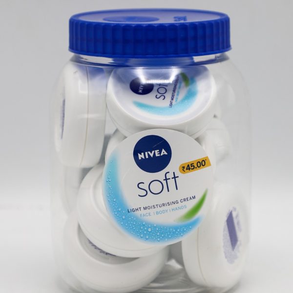 كريم NIVEA SOFT LIGHT MOISTIRISING 1/12 نيفيا سوفت 25 مل