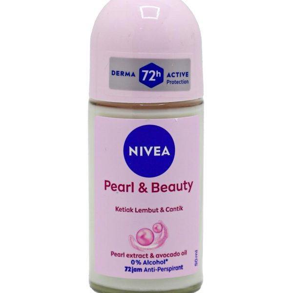 رول عرق NIVEA نيفيا 50 مل لون PEARL &BEAUTY