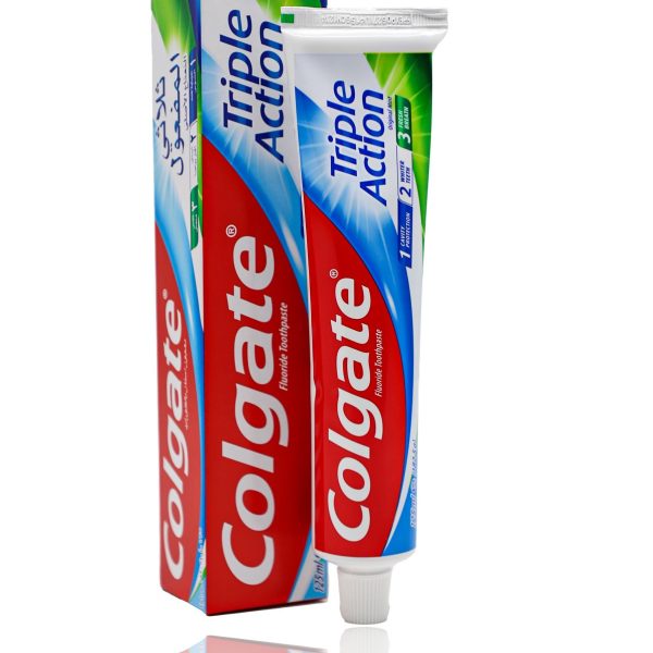 معجون اسنان COLGATE TRIPLE ACTION جولجيت تربل اكشن 125 مل