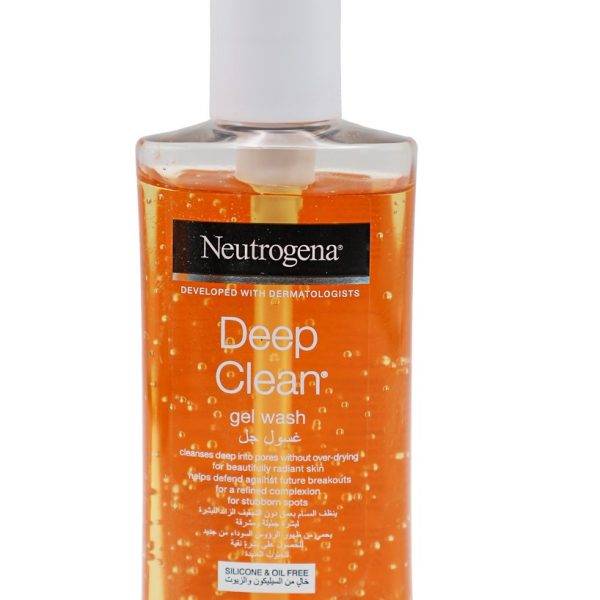 غسول جل NEUTROGENAنيتروجينا 200 مل لون DEEP CLEAN