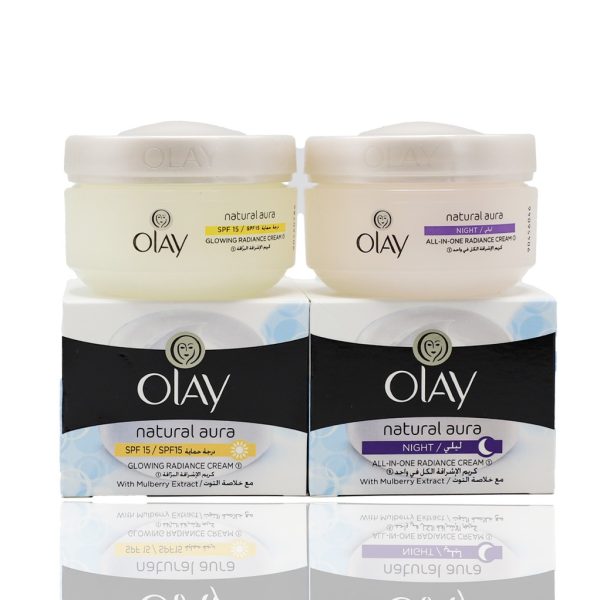 بكج قطعتين كريم OLAY اولاي 50 غم لون ليلي&نهاري 2/1- جديد