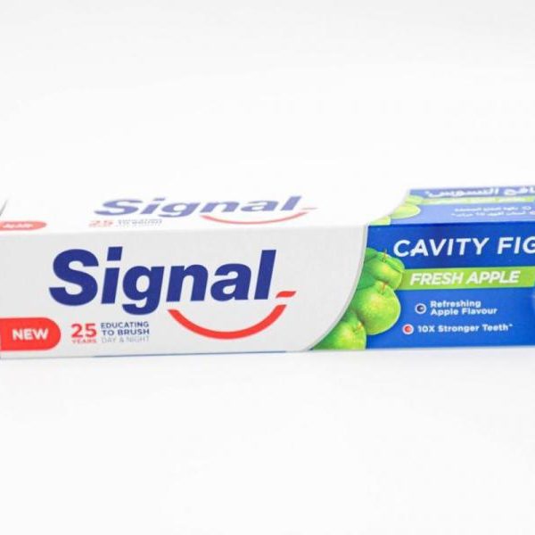 معجون اسنان signal سيجنال 182غم لون التفاح الطبيعي