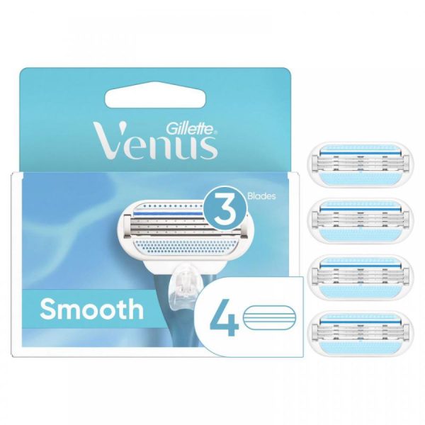 رؤوس شفرات venus gillette فينوس SMOOTH 4
